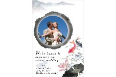 Love & Romantic templates photo templates Wedding Announcement Oriental